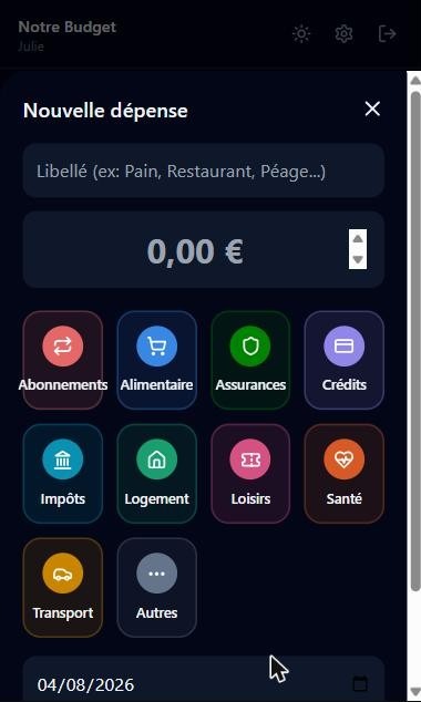 Ajouter une dépense