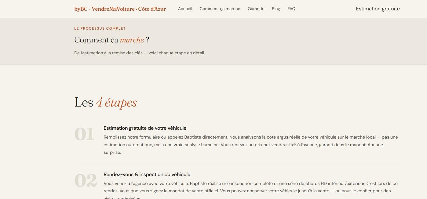 Page Comment ça marche