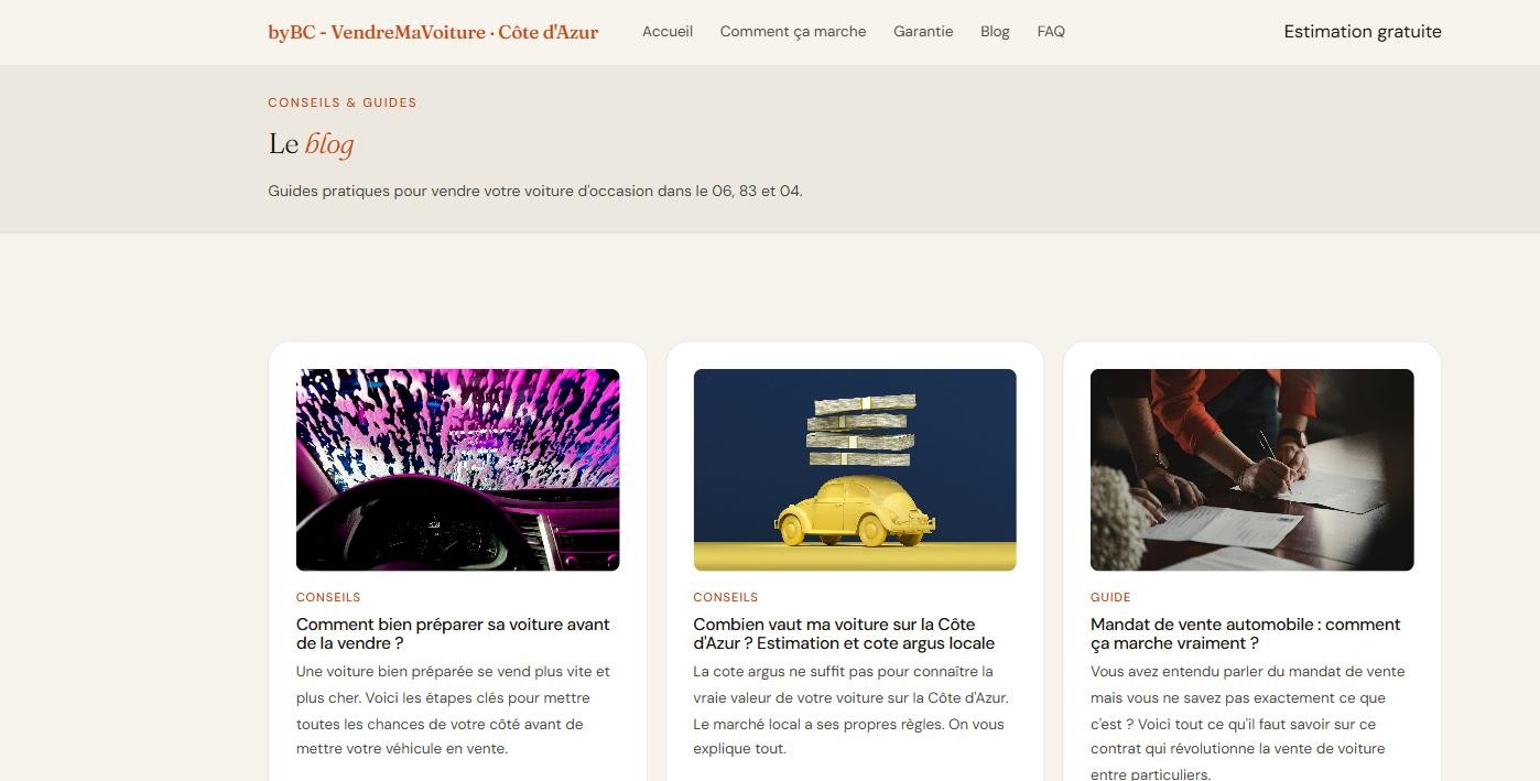 Le blog de conseils